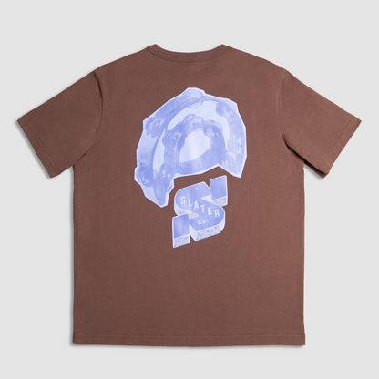 Slater Golf Men`s T-Shirt | Lifestyle | Roll With It | Dark Brown