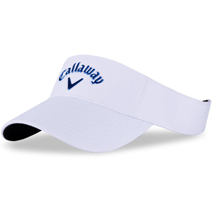 Callaway Women`s Golf Visor | Liquid Metal 24 | White/Deep Cobalt