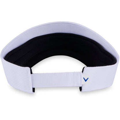 Callaway Women`s Golf Visor | Liquid Metal 24 | White/Deep Cobalt