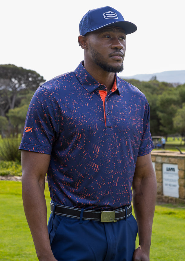 Men's Drip Dry Tech Performance Golfer Polo Shirt