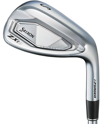 Srixon zxi 95 forged iron golf club, silver and black.