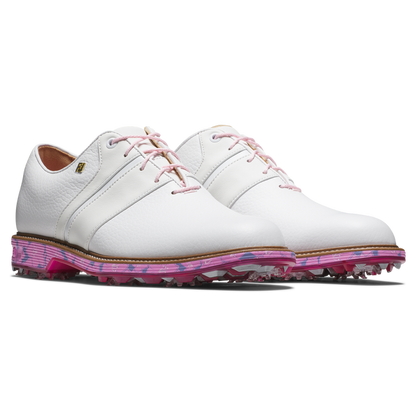 Footjoy Men's Golf Shoes | Limited Edition | Premiere Spring Bloom | White/Pink/Lilac