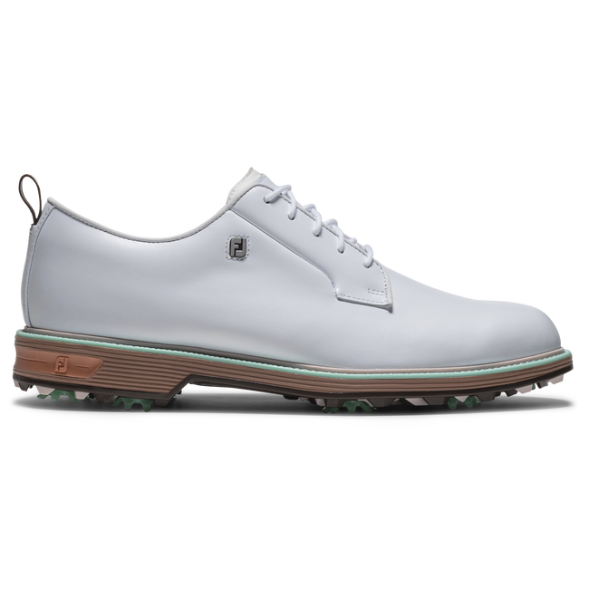 Footjoy Men's Golf Shoes | Premiere Series Field | White/Tan/Mint