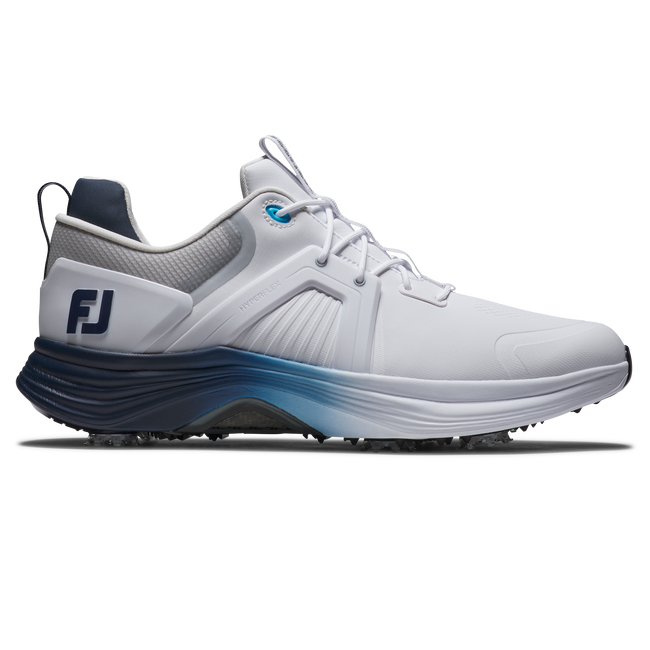 Footjoy Men's Golf Shoes | HyperFlex | White/Slate/Blue