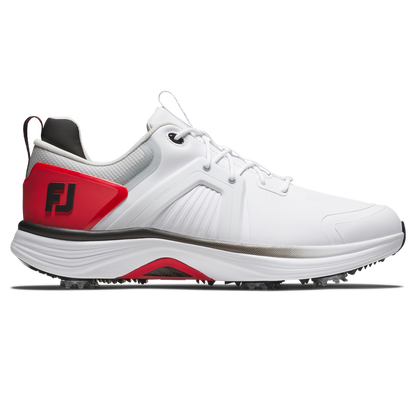Footjoy Men's Golf Shoes | HyperFlex | White/Black/Red