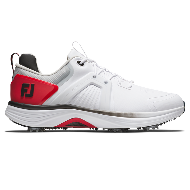 Footjoy Men's Golf Shoes | HyperFlex | White/Black/Red