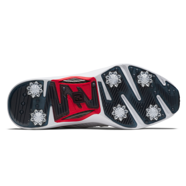 Footjoy Men's Golf Shoes | HyperFlex | White/Black/Red