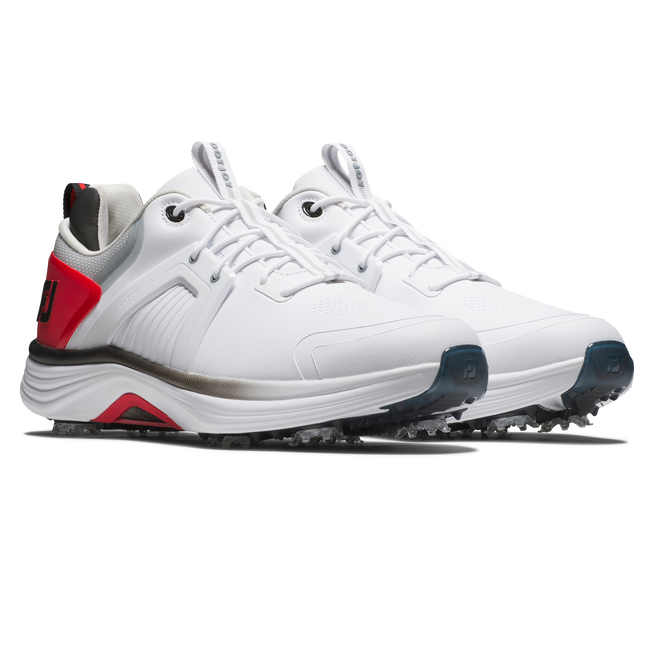 Footjoy Men's Golf Shoes | HyperFlex | White/Black/Red