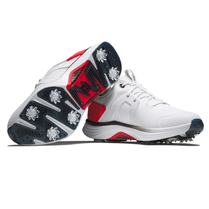 Footjoy Men's Golf Shoes | HyperFlex | White/Black/Red