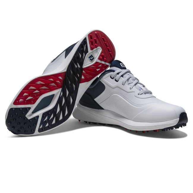 Footjoy Men's Golf Shoes | Pro SL | White/Blue/Red