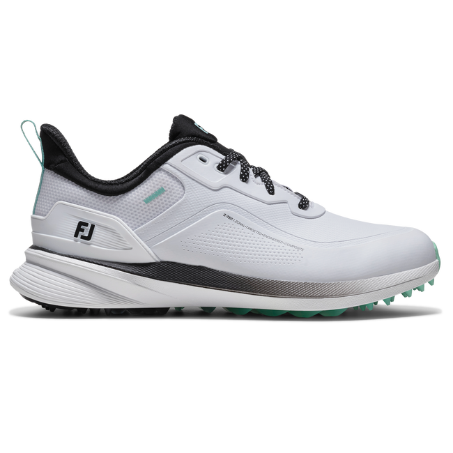 Footjoy Men's Golf Shoes | Pro SL | White/Black/Teal