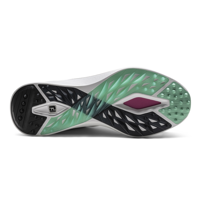 Footjoy Men's Golf Shoes | Pro SL | White/Black/Teal