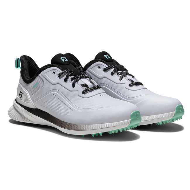 Footjoy Men's Golf Shoes | Pro SL | White/Black/Teal