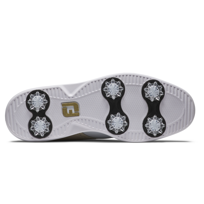 Footjoy Women's Golf Shoes | Traditions | White/Tan/Black