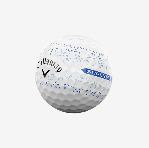 Supersoft Splatter 360 Red Golf Balls