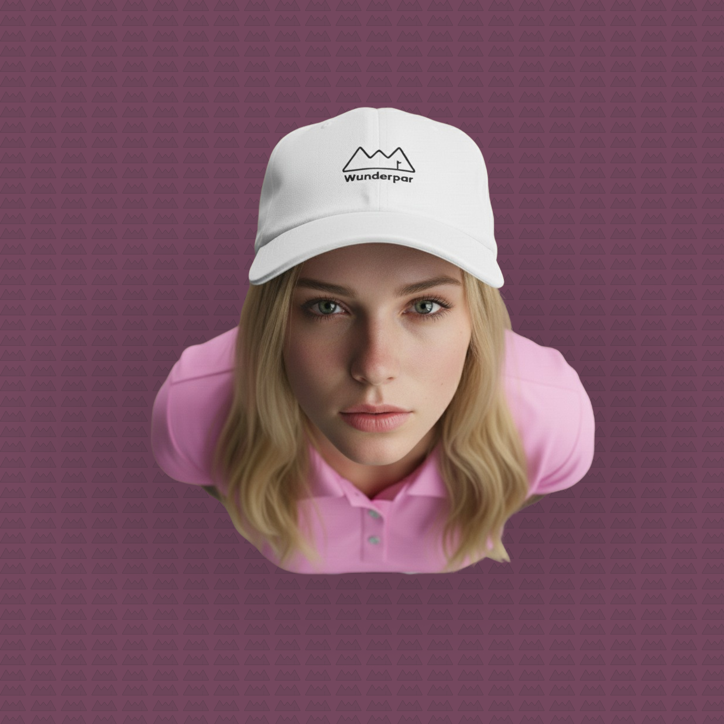 Wunderpar Outline Logo Cap | White
