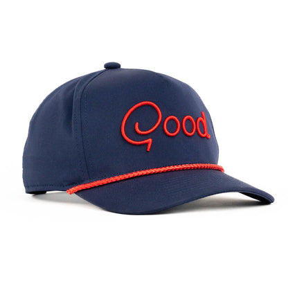 Good Good Freedom Rope Cap - Navy & Red