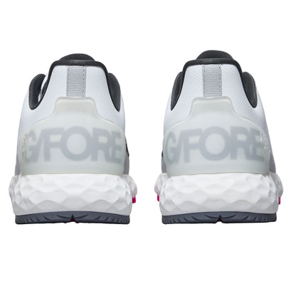 G/Fore Men`s Golf Shoe | MG4+ Stippled | Snow/Grey/Pink