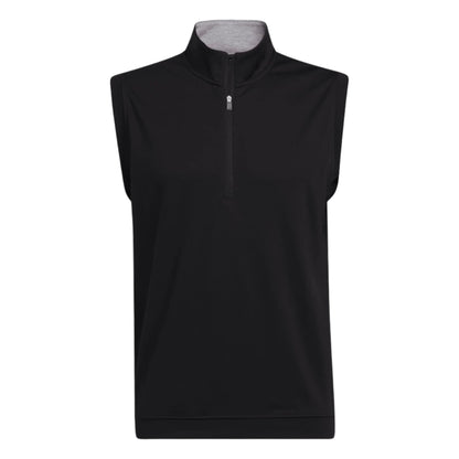 Adidas Men's Golf Jacket | Sleeveless 1/4 Zip | Black