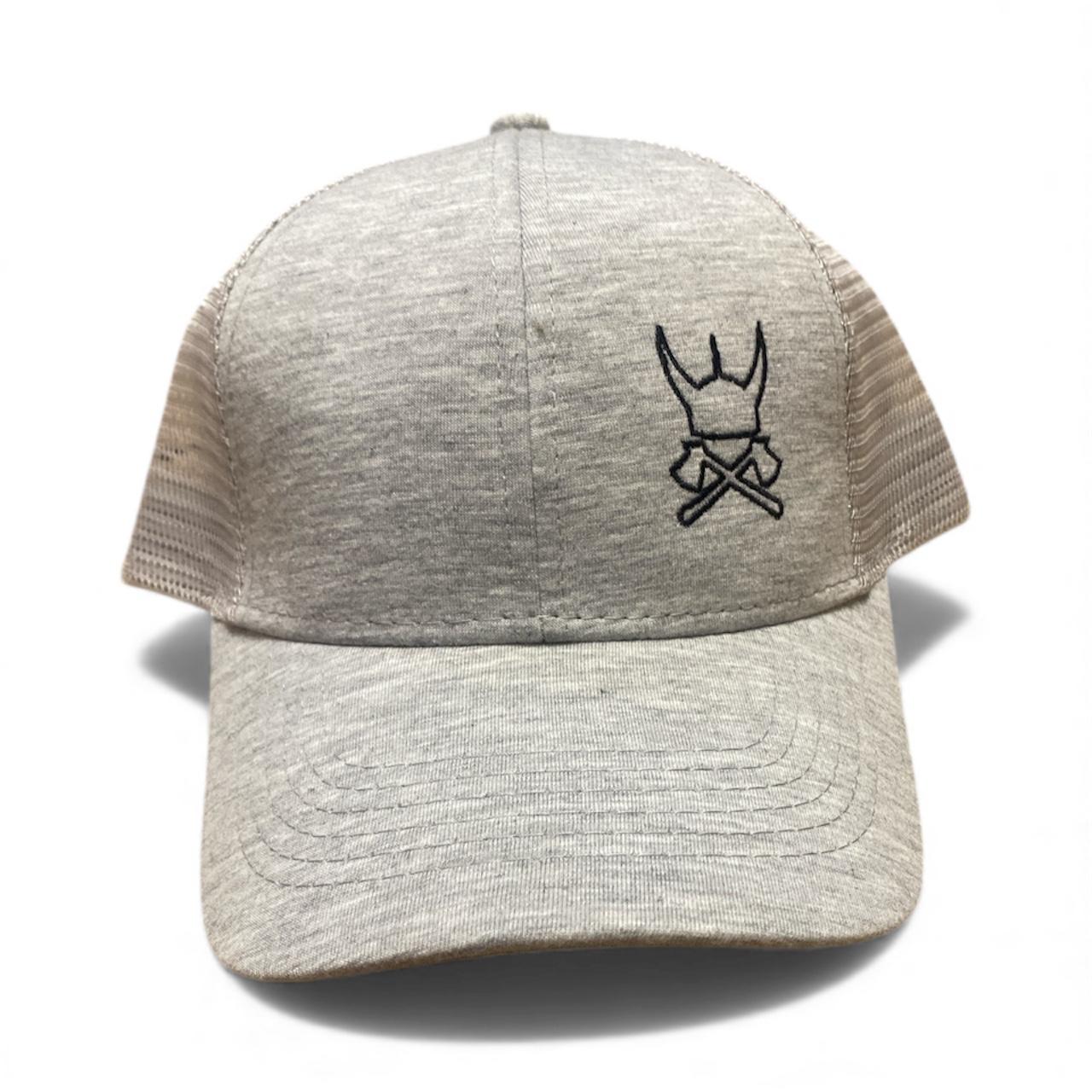 Hanna - Ladies Padel Pony Cap - Grey/Black