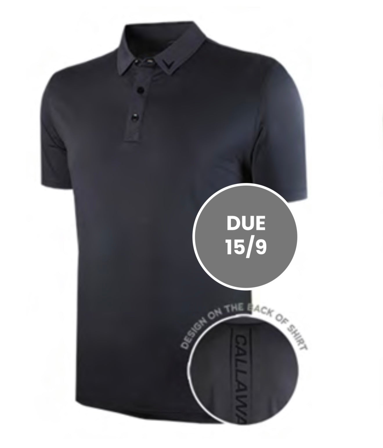 Callaway Men`s Golf Shirt | Charcoal
