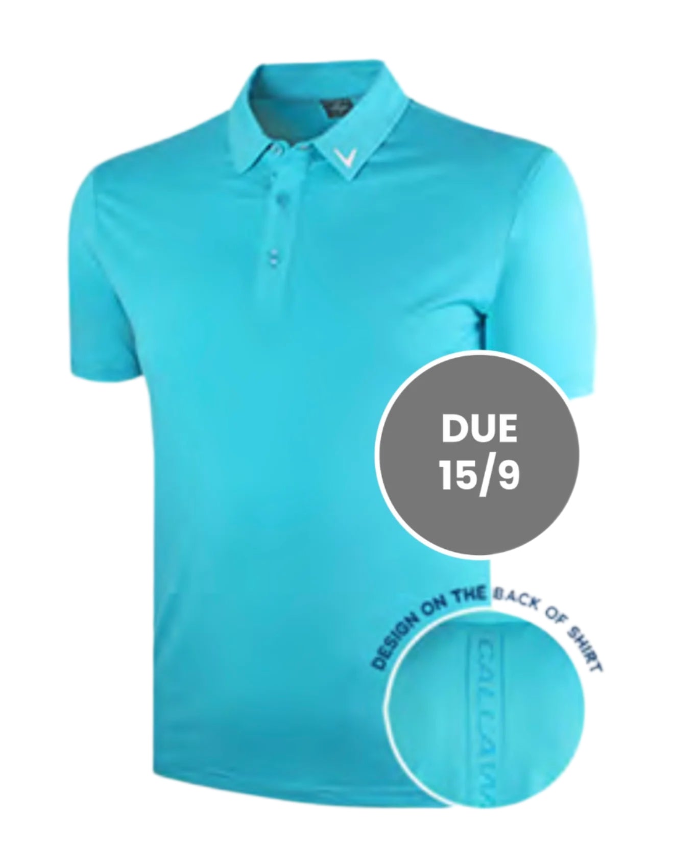 Callaway Men`s Golf Shirt | Sky Blue