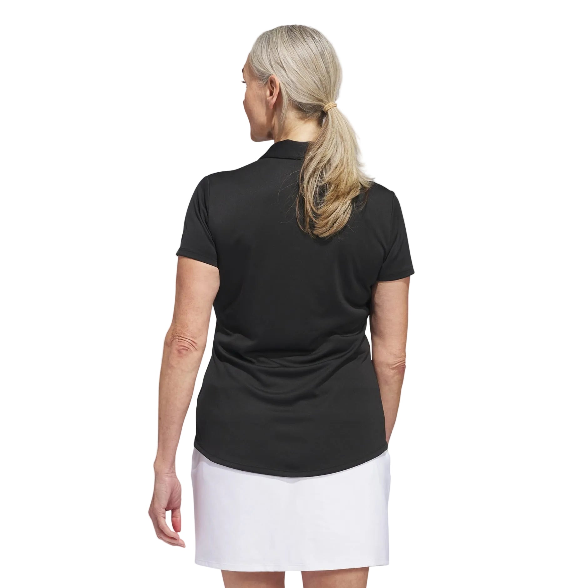 Adidas Women's Golf Shirt | Solid Performance Short Sleeve Polo