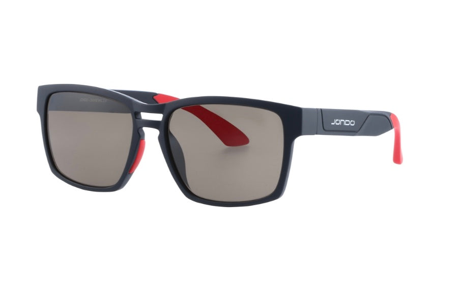 Jondo Men`s Sunglasses | Dovetail 2.0 | Krisp-Extreme | Matt Black/Red