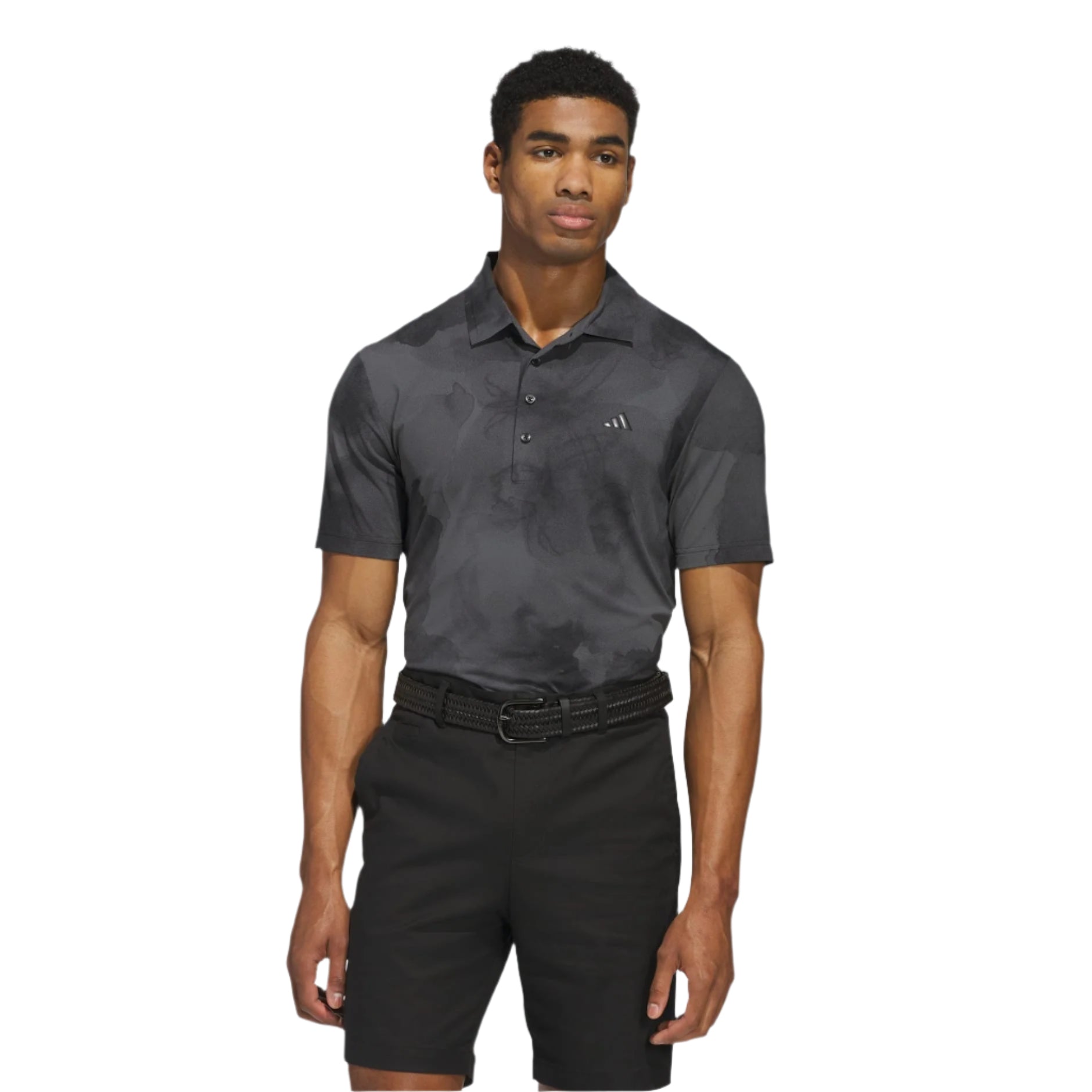 Adidas Men's Golf Shirt | Polo Tour | Black/Grey