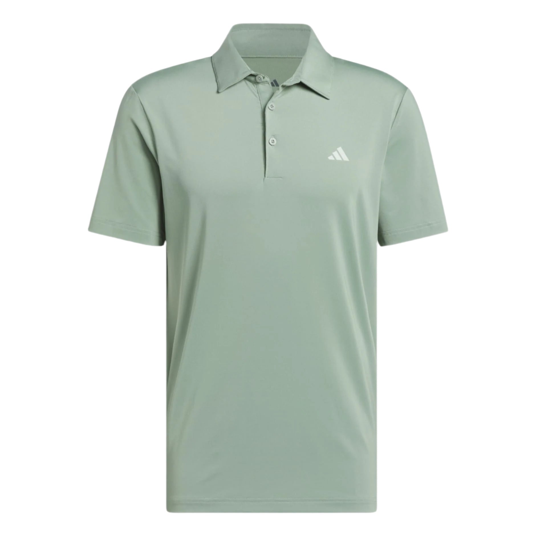 Adidas Men's Golf Shirt | Solid Polo | Sage/White