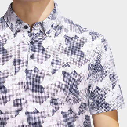Adidas Men's Golf Shirt | Polo | White/Navy