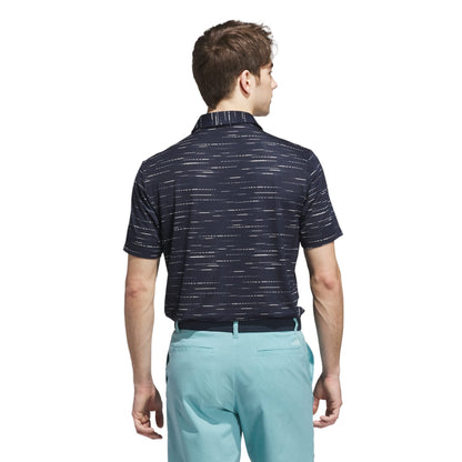 Adidas Men's Golf Shirt | Ultimate Polo | Mesh Print | Navy