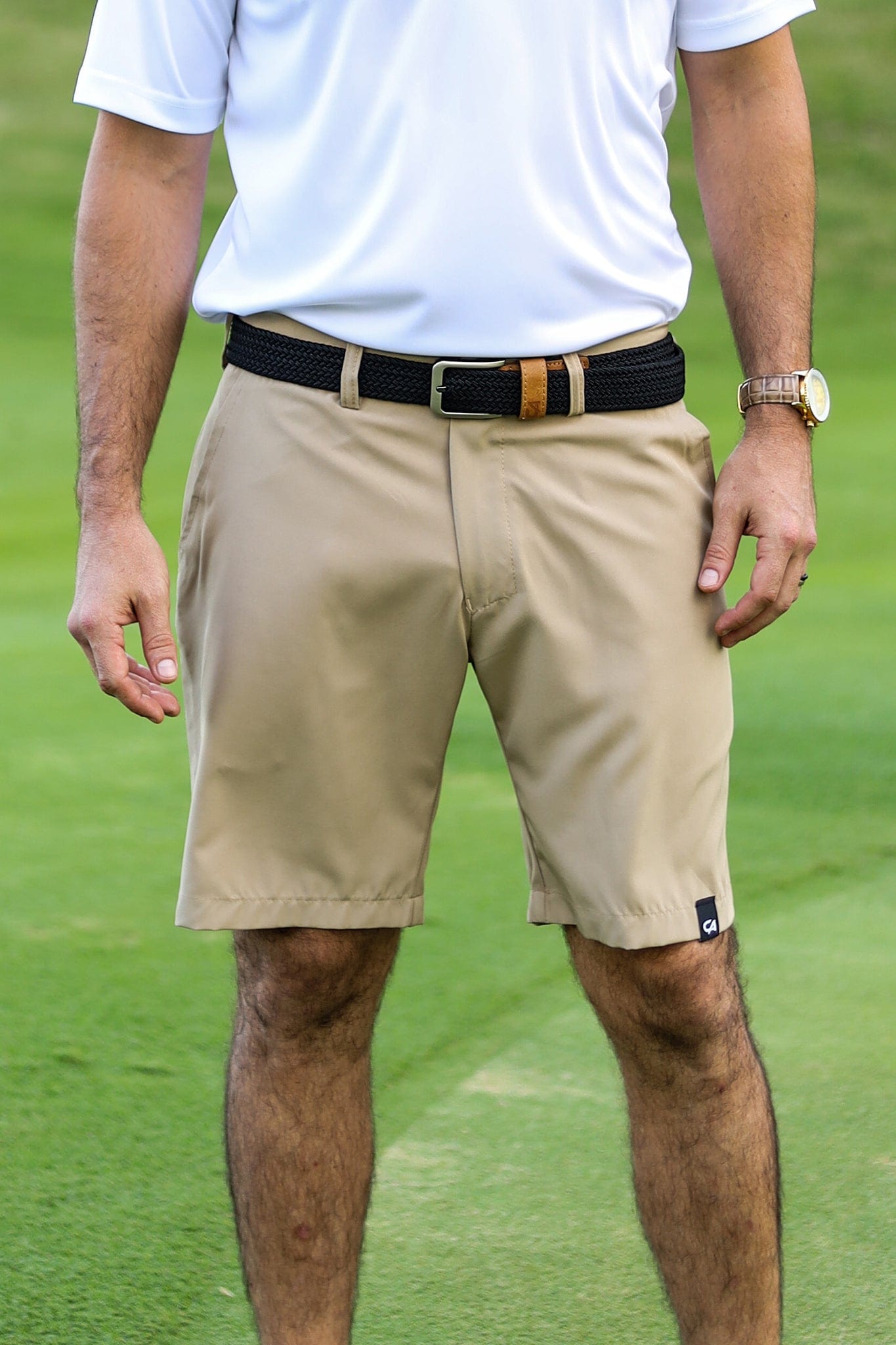 Custom Apparel Men's Golf Shorts | Pure motion | Sandstone
