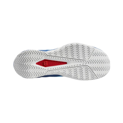 Wilson Padel Footwear | Ladies Rush Pro Lite Bonnie Blue - Deja Vu Blue - White (UK7.5)