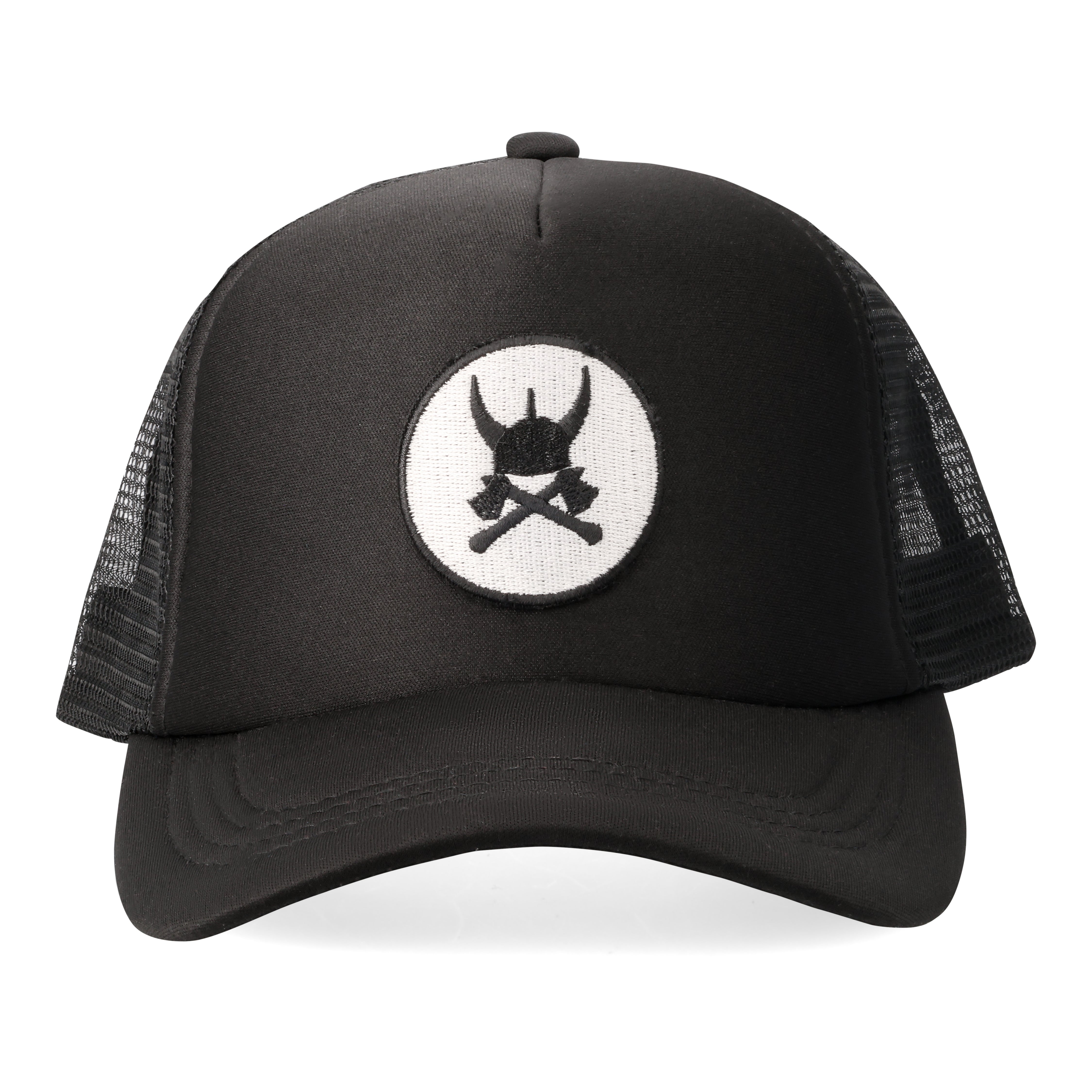 Sander - Trucker Cap - Black - White Logo