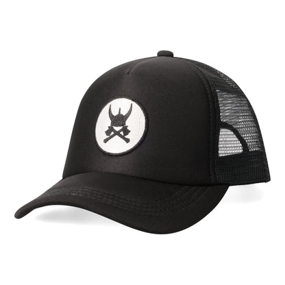 Sander - Trucker Cap - Black - White Logo