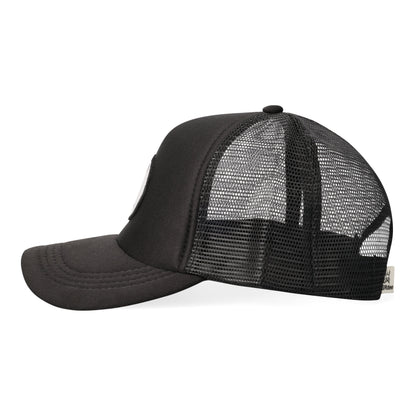 Sander - Trucker Cap - Black - White Logo