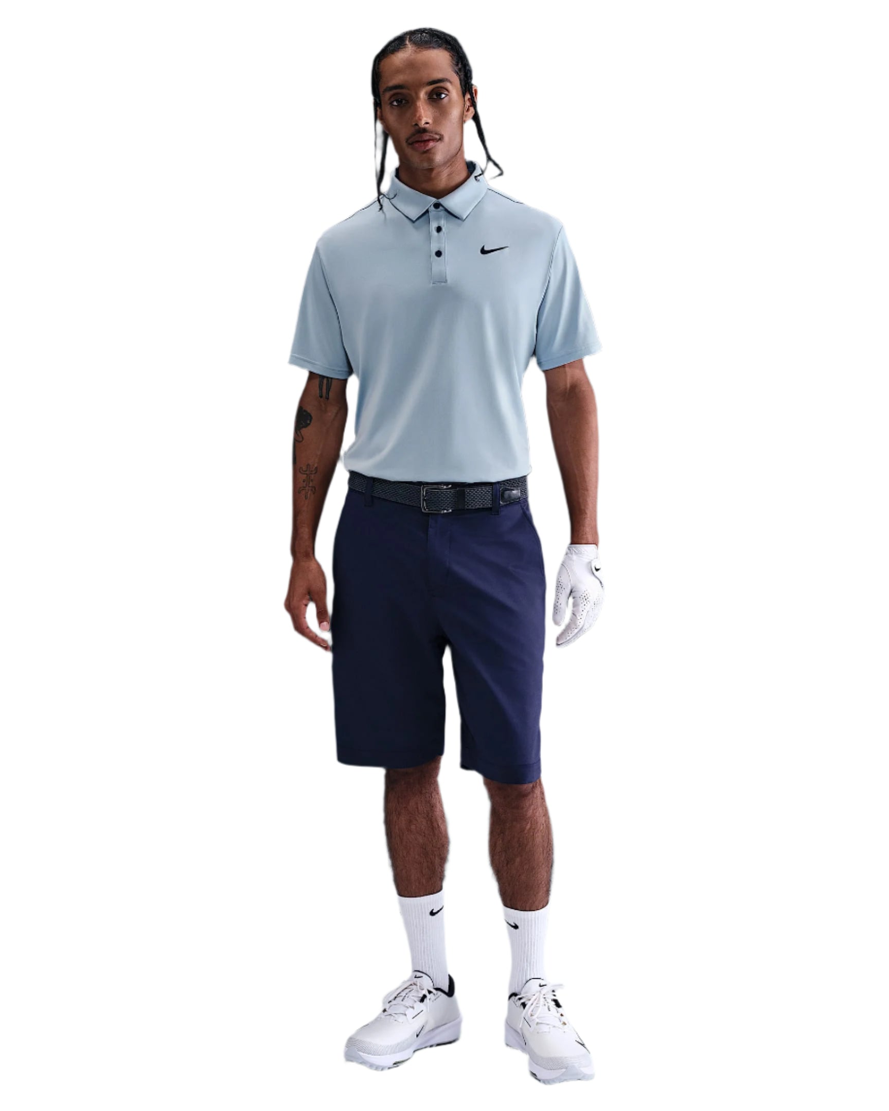 Nike Men`s Golf Shirt | Tour Solid | Light Armory