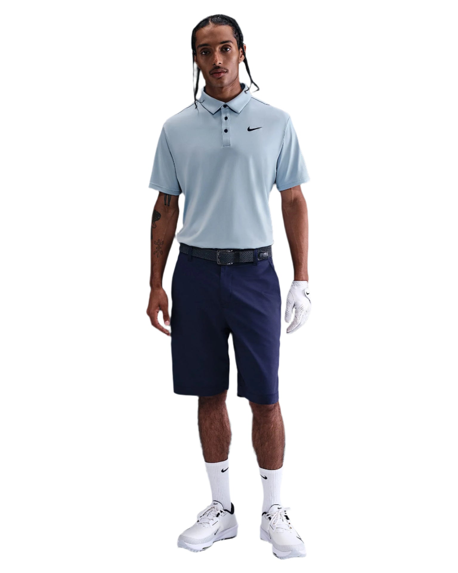 Nike Men`s Golf Shirt | Tour Solid | Light Armory