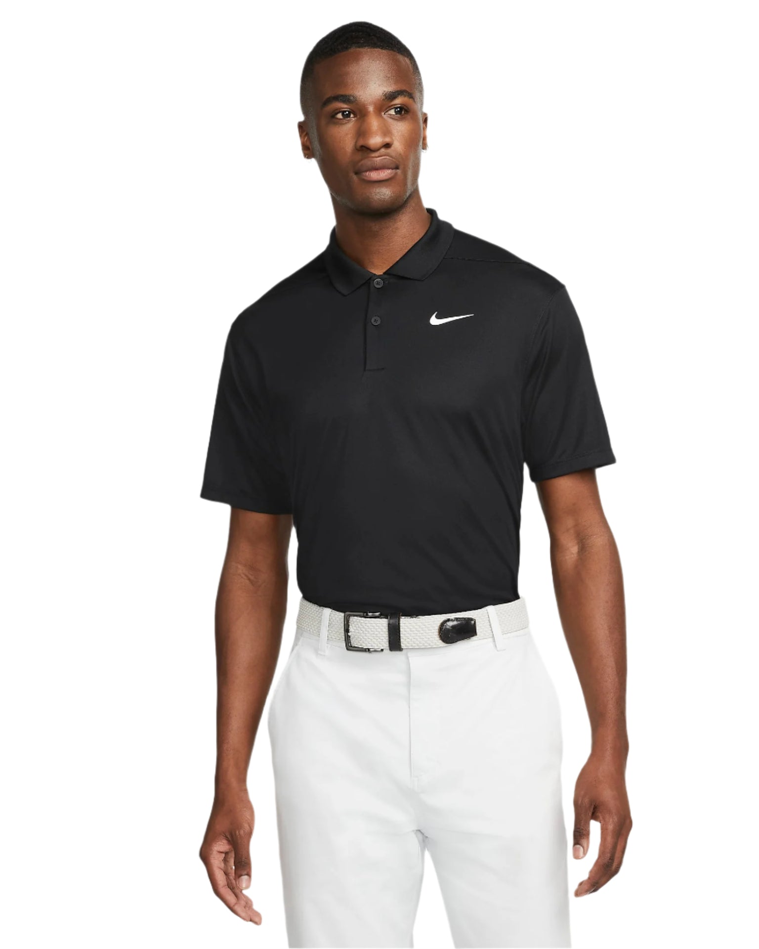 Nike Men's Golf Shirt | Victory Blade PO | Black/White