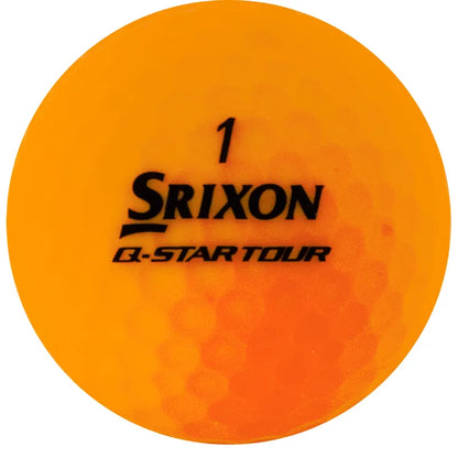 Srixon Q-Star Tour Divide Yellow/Orange Golf Balls