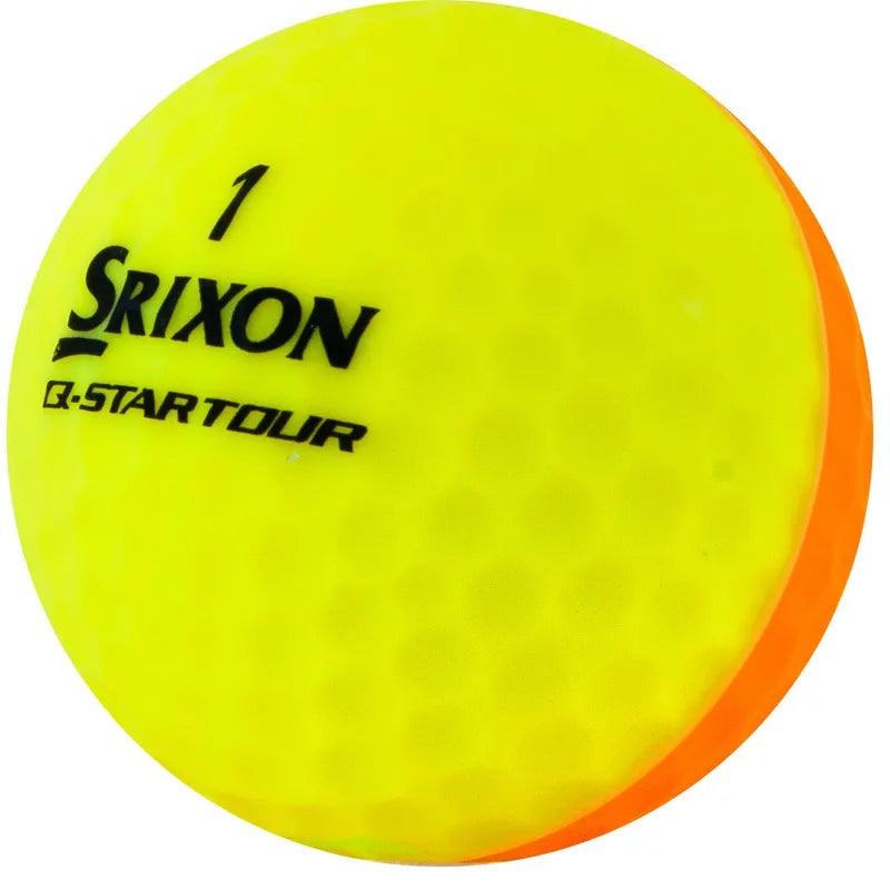 Srixon Q-Star Tour Divide Yellow/Orange Golf Balls