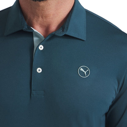 Puma Men's Golf Shirt | Pure 2.0 Polo LC | Green Terrain