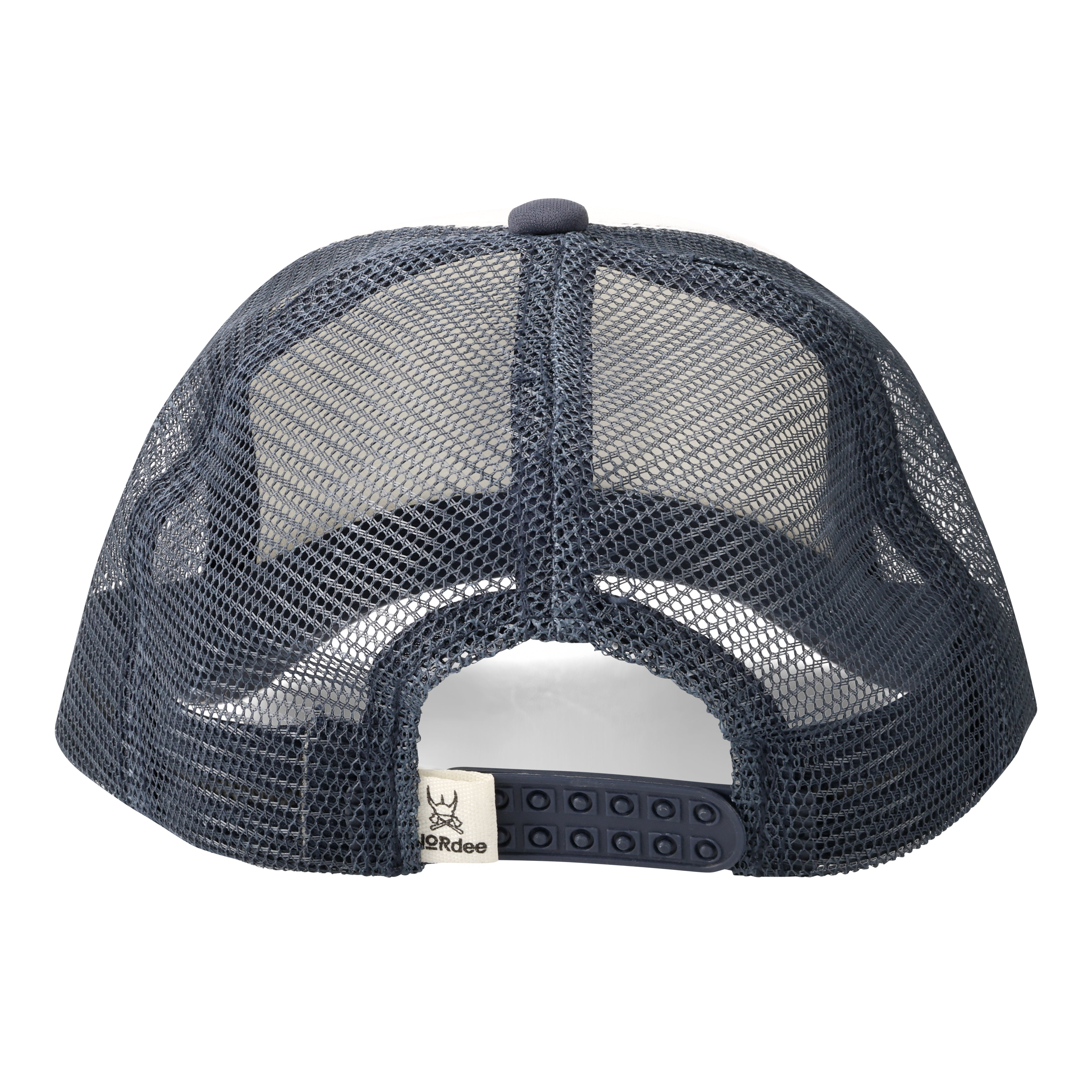 Sander Trucker Cap - Navy & White-Yellow logo