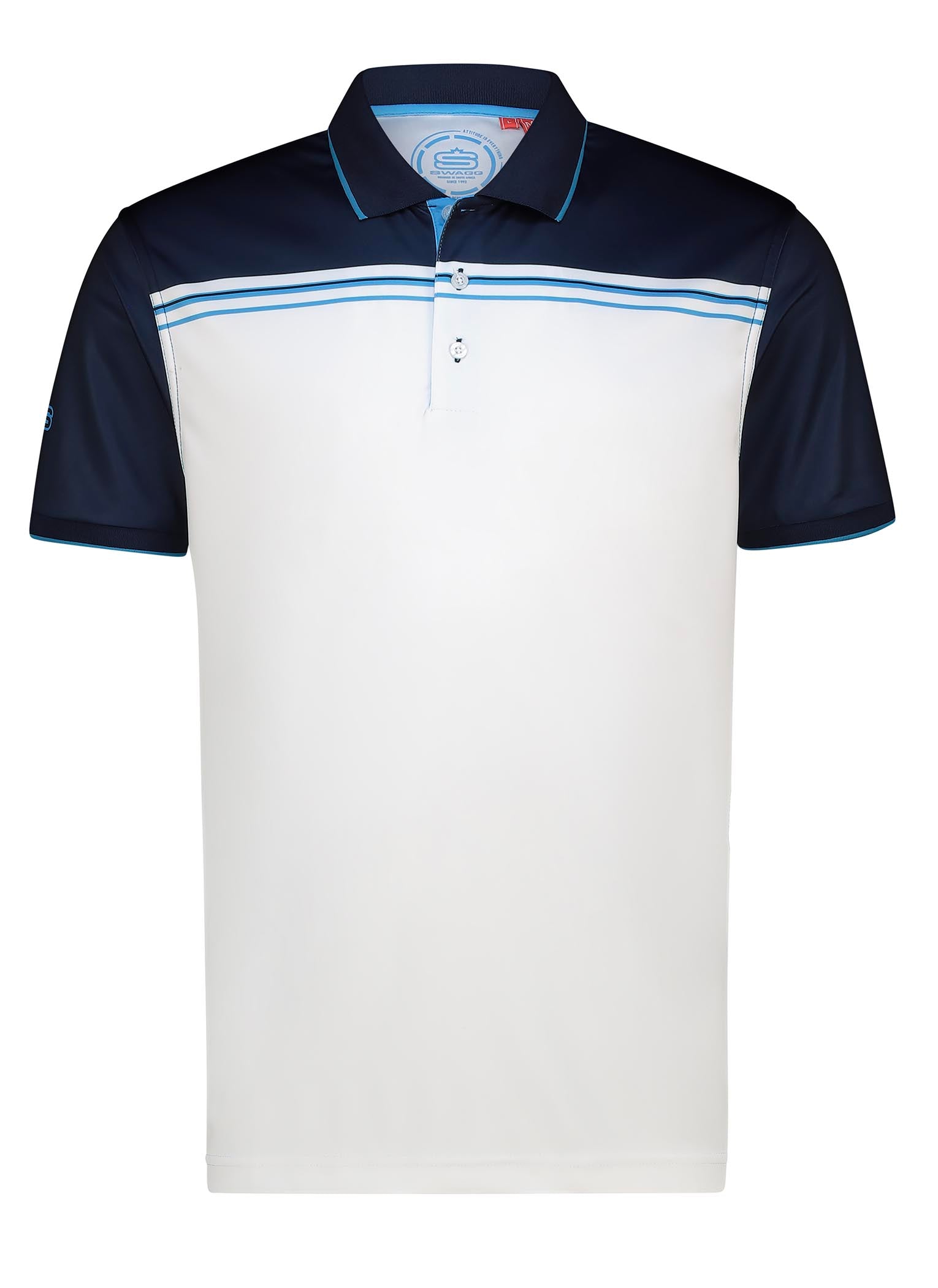 Men's Retro Dry Tech Performance Golfer Polo Shirt