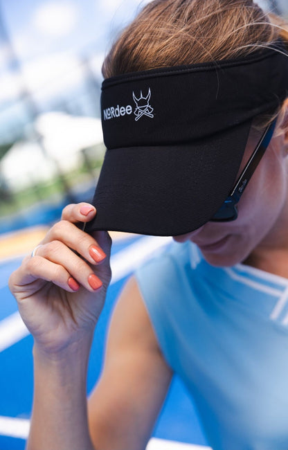 Lily - Ladies Padel Visor - Black