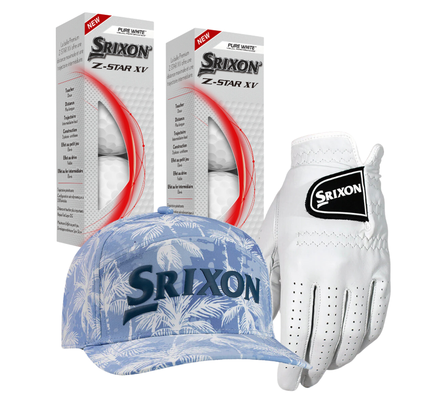 Srixon Cap | Ball | Glove Premium Bundle | Z-Star XV