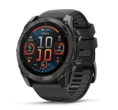 Garmin Fenix 8 Watch | 51mm | Amoled Sapphire Carbon Grey/Black Band