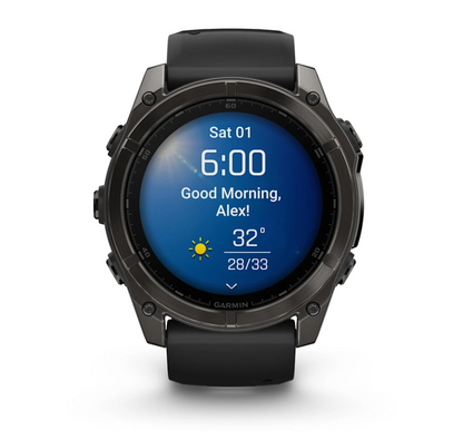 Garmin Fenix 8 Watch | 51mm | Amoled Sapphire Carbon Grey/Black Band