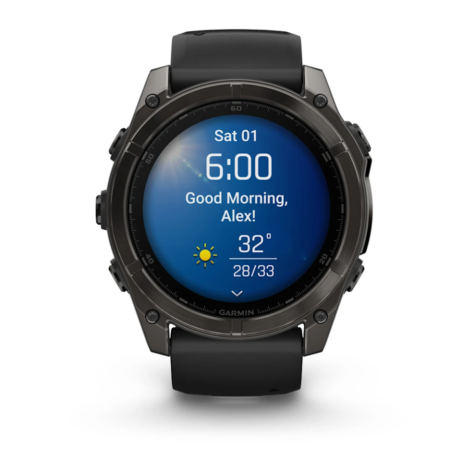 Garmin Fenix 8 Watch | 51mm | Amoled Sapphire Carbon Grey/Black Band